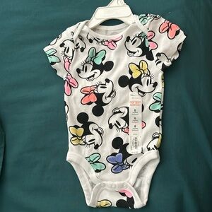 Minnie onsie, snap closure